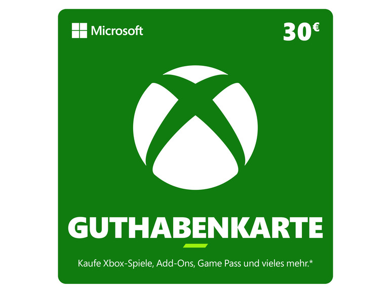 Xbox Code 30 über €