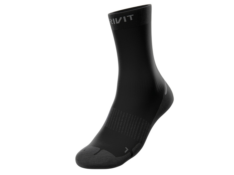 Gehe zu Vollbildansicht: CRIVIT Herren Outdoorsocken, 2 Paar, mit SmartStep-Fußbett - Bild 7