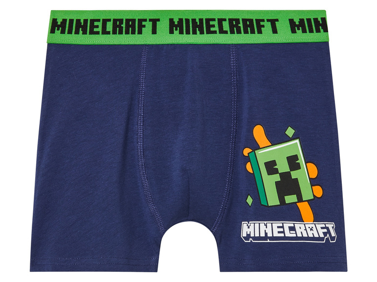 Gehe zu Vollbildansicht: Kinder Boxershorts »Minecraft«, 2 Stück, hoher Baumwollanteil - Bild 4