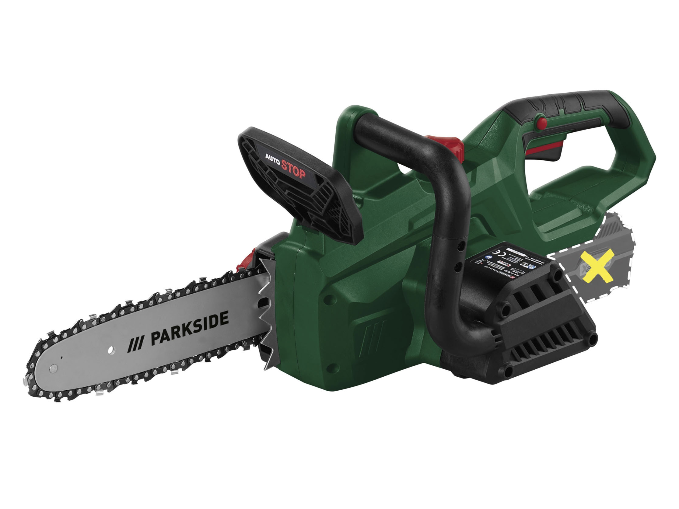 PARKSIDE® 20 V Akku-Kettensäge »PKSA 20-Li D4«, ohne Akku und Ladegerät