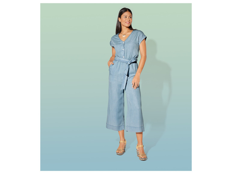 Gehe zu Vollbildansicht: esmara® Damen Jumpsuit, 7/8 Länge - Bild 3