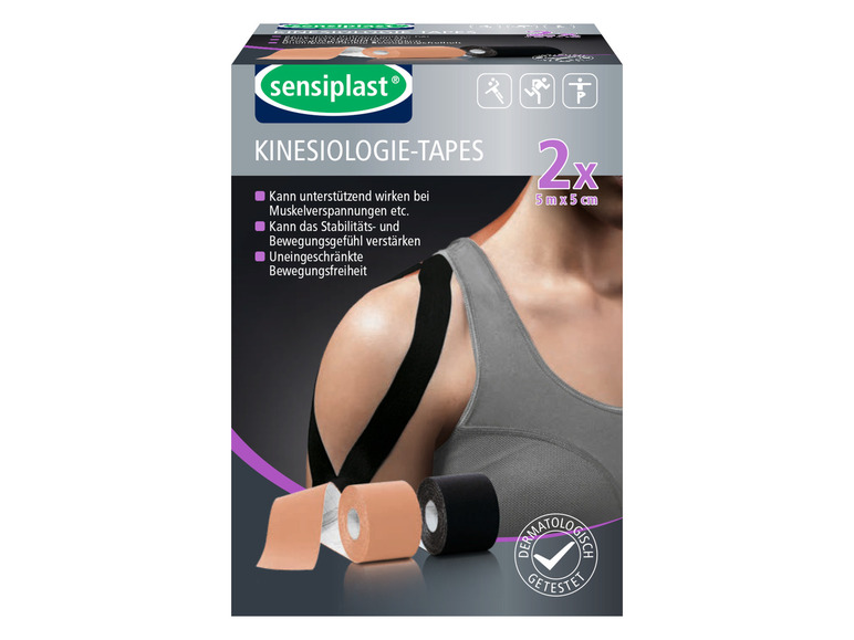 Gehe zu Vollbildansicht: sensiplast® Kinesiologie-Tapes, 2er Set - Bild 12