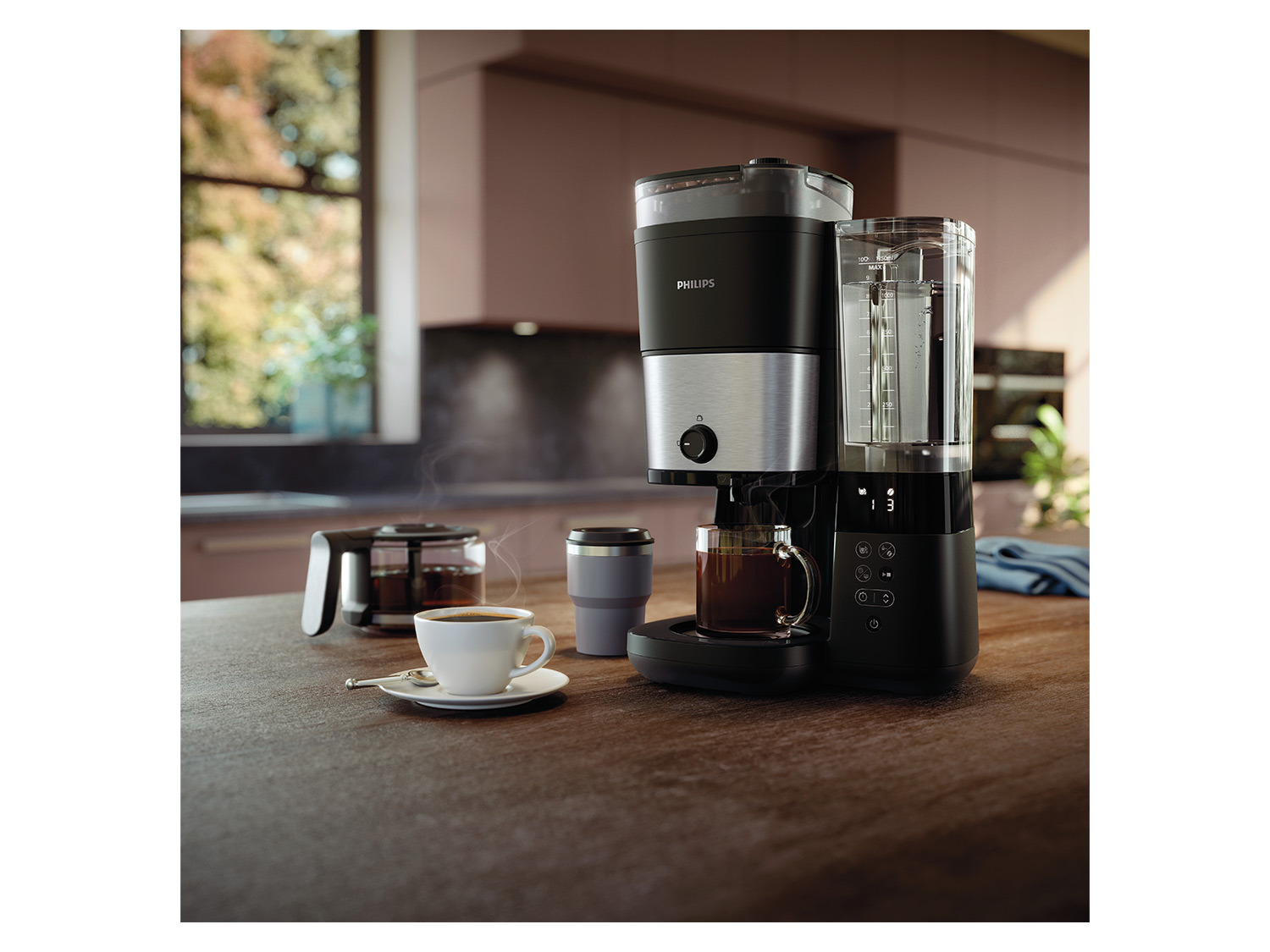 PHILIPS Kaffeemaschine Grind Brew »HD7888/01« LIDL 