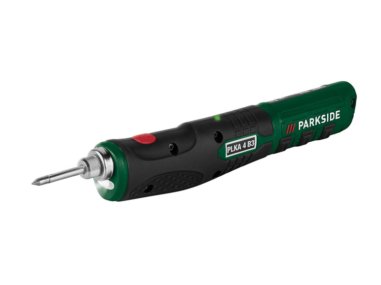 Gehe zu Vollbildansicht: PARKSIDE® 4 V Akku-Lötkolben »PLKA 4 B3«, mit USB-Ladekabel, inkl. Lötzinn - Bild 1