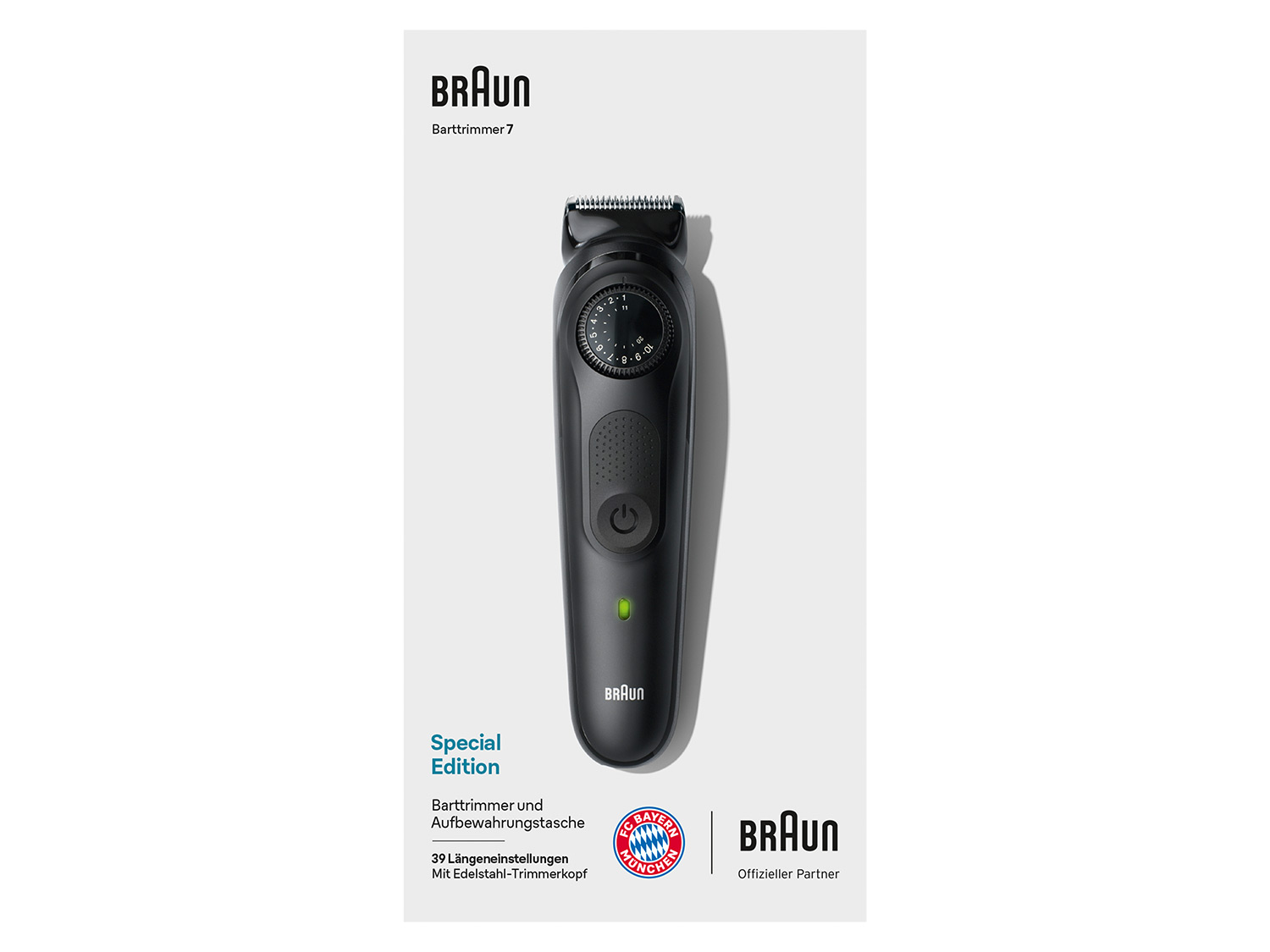 BRAUN BeardTrimmer 7 FC Bayern Limited Edition