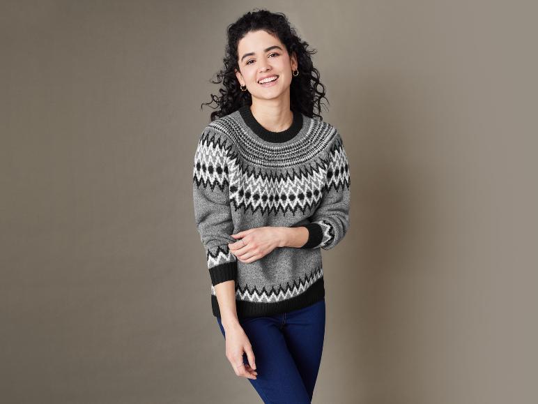 Gehe zu Vollbildansicht: esmara® Damen Strickpullover mit Wollanteil - Bild 6