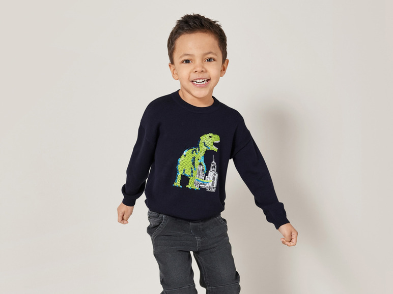 Gehe zu Vollbildansicht: lupilu® Kleinkinder Pullover, reine Baumwolle - Bild 10