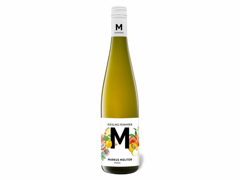 Markus Molitor "M" Riesling Mosel QbA feinherb Weißwein 2022