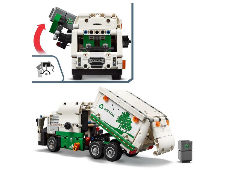 Gehe zu Vollbildansicht: LEGO® Technic 42167 »Mack® LR Electric Müllwagen« - Bild 4