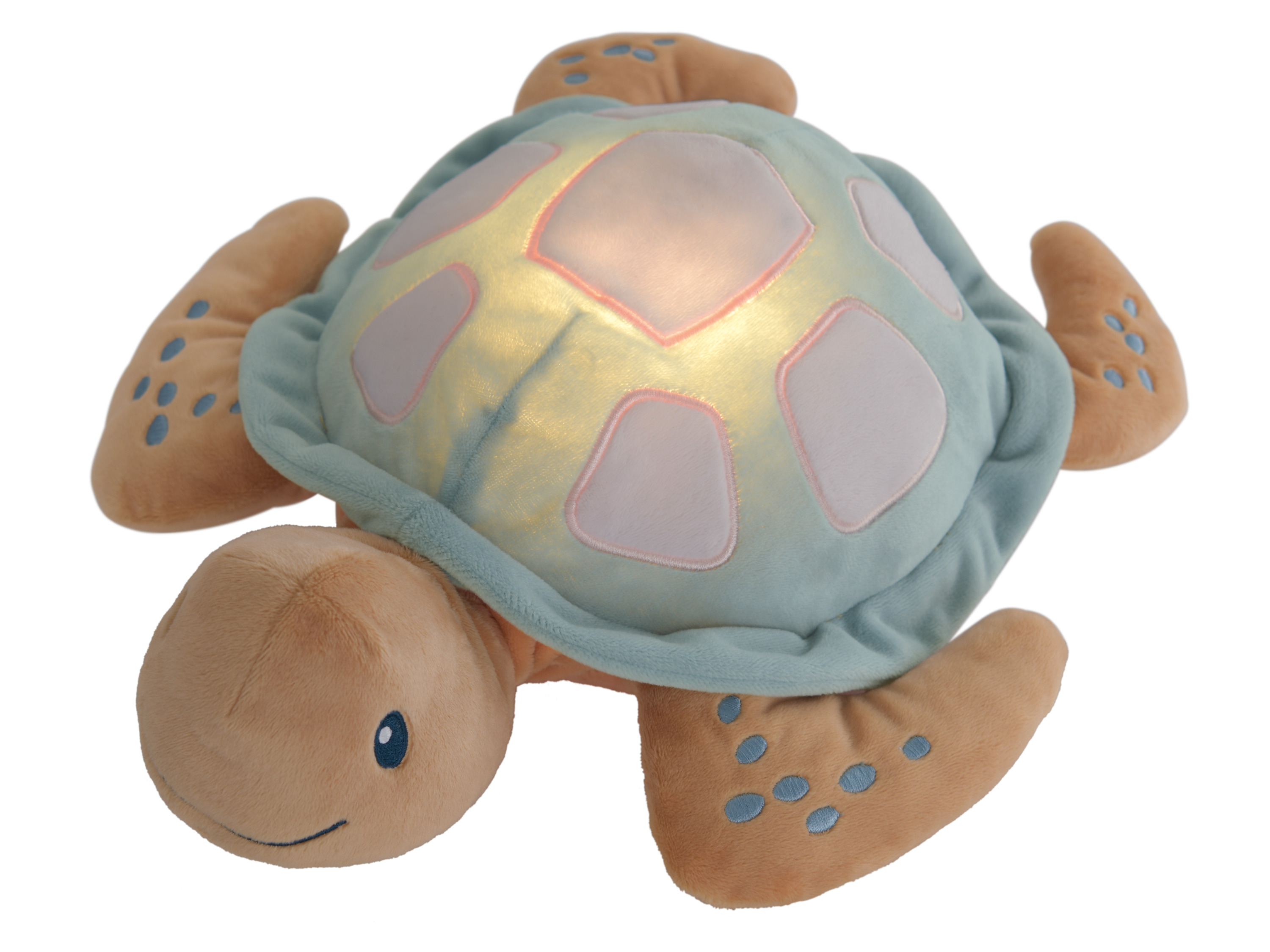 Playtive Stofftier mit LED Nachtlicht 20cm (Schildkröte)