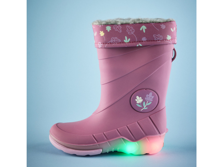 Gehe zu Vollbildansicht: lupilu® Kleinkinder Gummistiefel mit Blinklicht - Bild 8