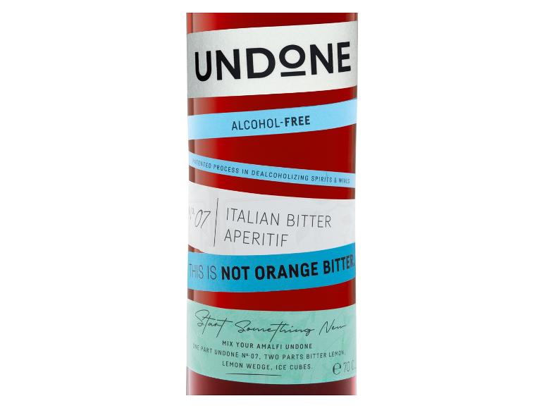 Gehe zu Vollbildansicht: Undone No. 7 Italian Bitter Aperitif - Not Orange Bitter alkoholfrei - Bild 2