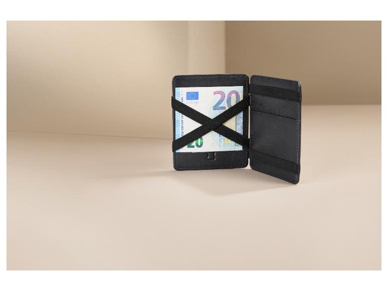 Gehe zu Vollbildansicht: LIVERGY® Herren Magic Wallet \ Leder-Geldbörse aus Leder - Bild 7