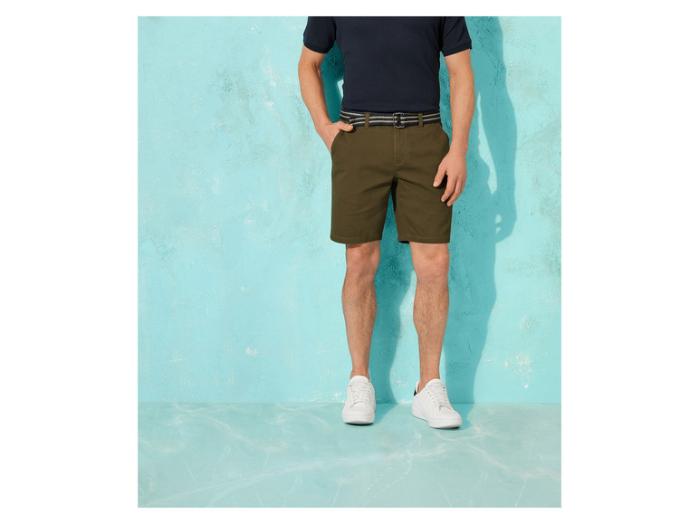 Gehe zu Vollbildansicht: LIVERGY® Herren Shorts mit abnehmbarem Gürtel - Bild 6