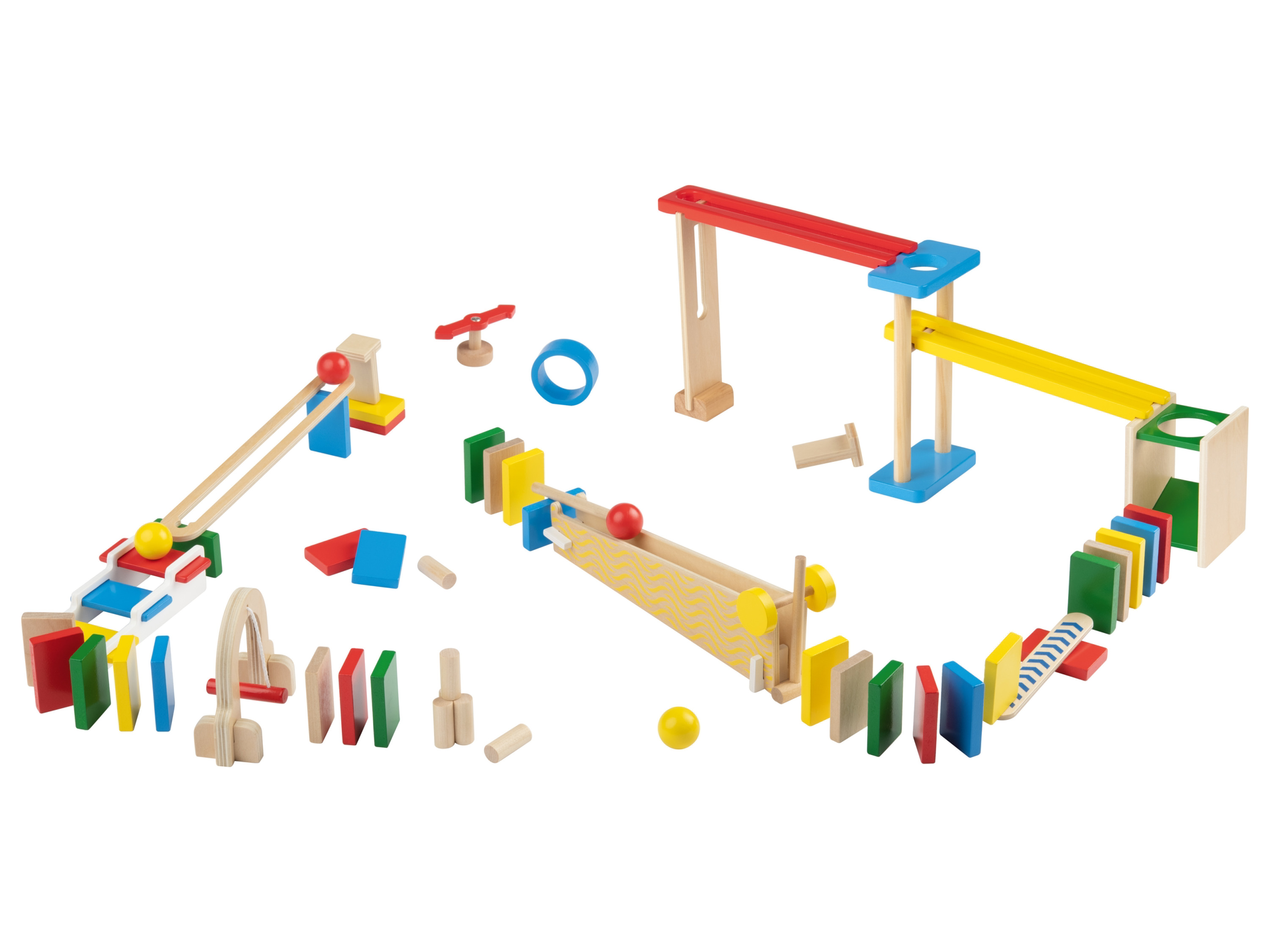 Playtive Holz Kugelbahn (Domino)