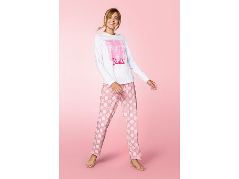 Gehe zu Vollbildansicht: Damen Pyjama, lang, mit Gummizugbund - Bild 3