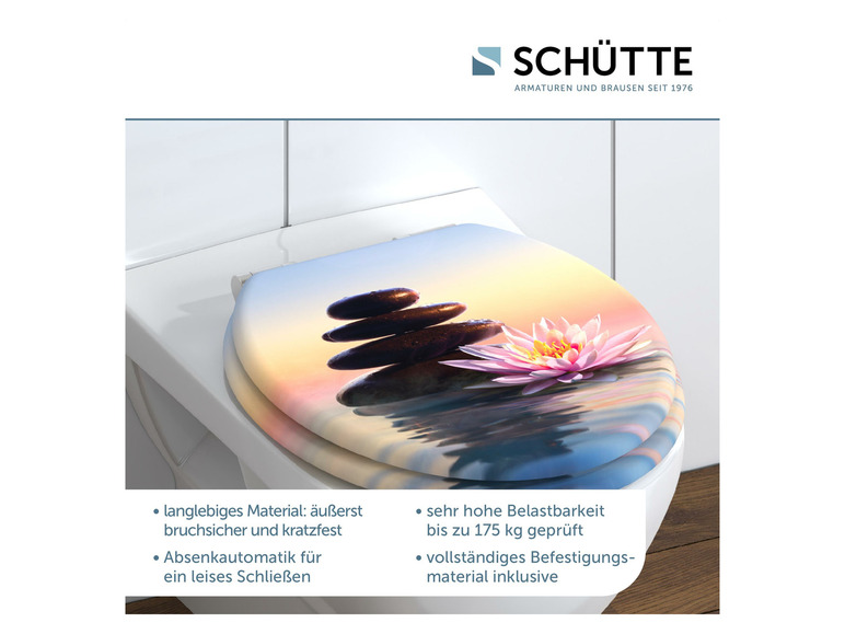 Gehe zu Vollbildansicht: Schütte WC Sitz, aus MDF, mit Absenkautomatik - Bild 8