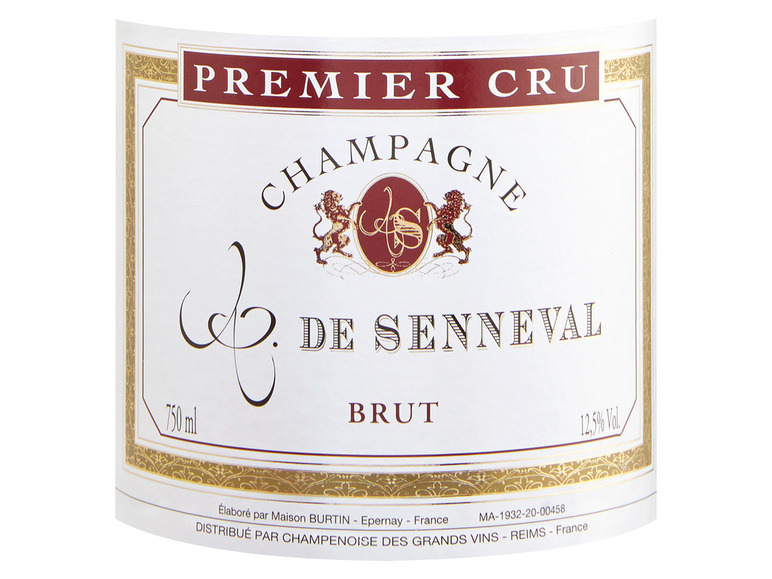 de Comte 2011 Cru Premier brut, Senneval Champagner