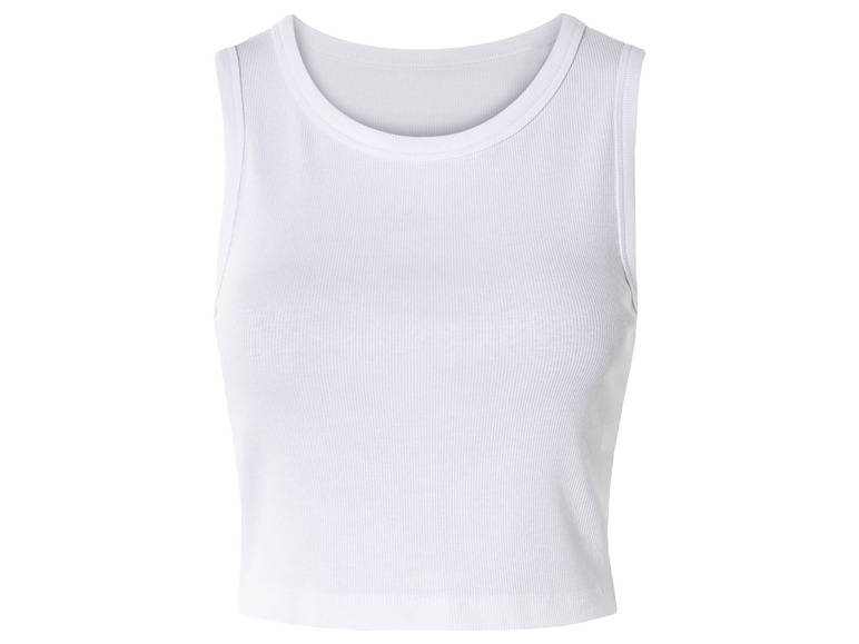 Gehe zu Vollbildansicht: esmara® Damen Crop-Tops mit Rundhalsausschnitt - Bild 10