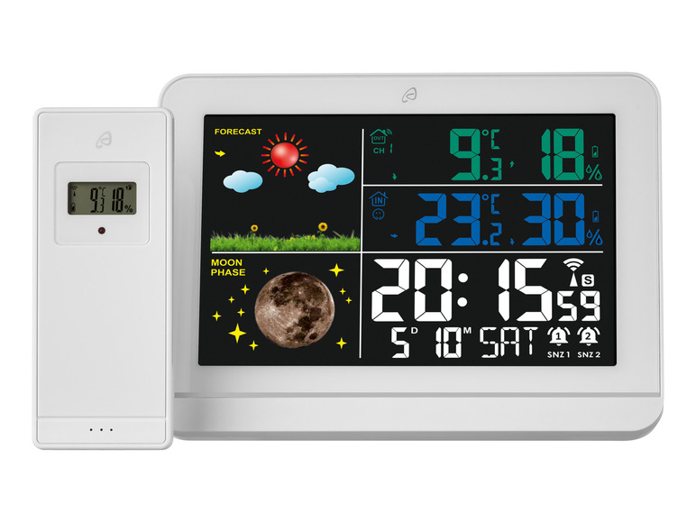 Gehe zu Vollbildansicht: AURIOL® Wetterstation, mit Farbdisplay - Bild 6