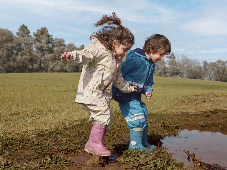 Gehe zu Vollbildansicht: lupilu® Kleinkinder Blinkregenstiefel mit weichem Warmfutter - Bild 7