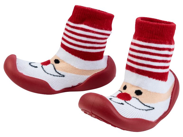 Gehe zu Vollbildansicht: lupilu® Baby Krabbelschuhe mit flexibler Sohle - Bild 2