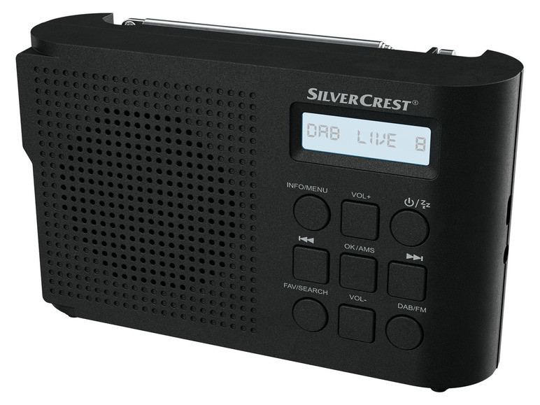 SILVERCREST® Radio DAB+ Taschenradio »SDR B1« 1.5