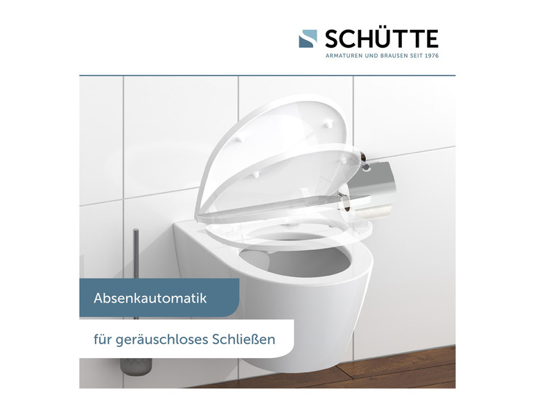 Gehe zu Vollbildansicht: Schütte WC-Sitz High Gloss mit Absenkautomatik und Schnellverschluss - Bild 6