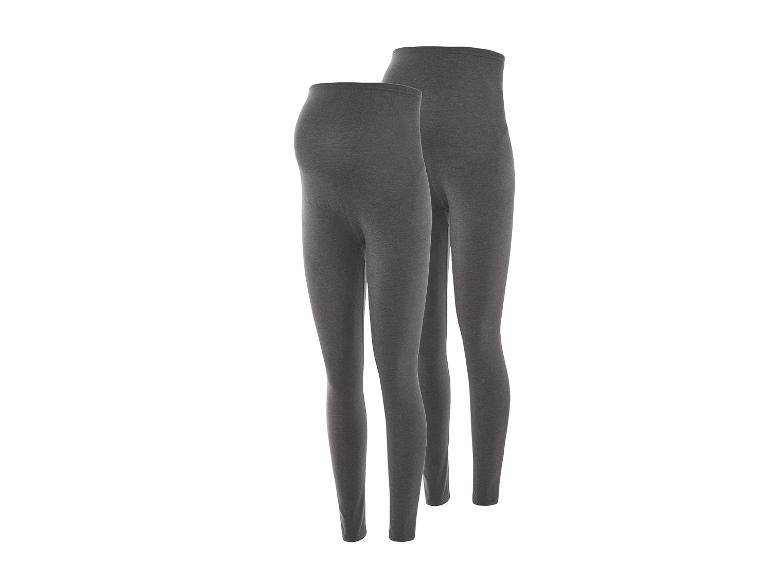 Gehe zu Vollbildansicht: esmara® Damen Umstands-Leggings, mit Bio-Baumwolle - Bild 2