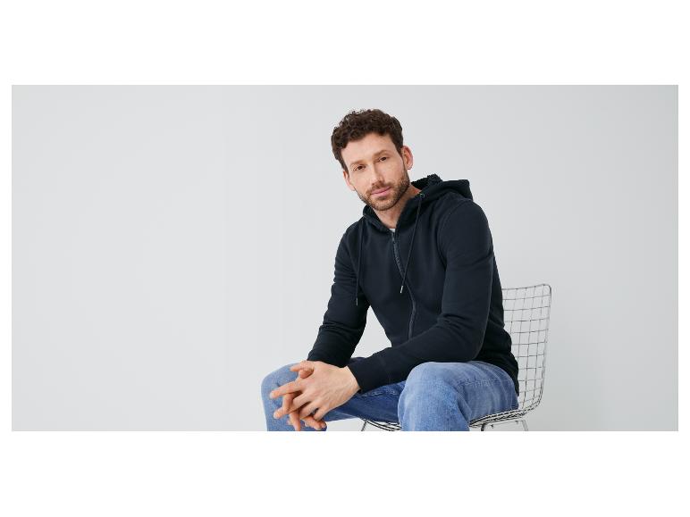 Gehe zu Vollbildansicht: LIVERGY® Herren Sweatjacke, mit Teddyfleece - Bild 3