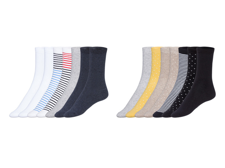 Gehe zu Vollbildansicht: esmara® Damen Socken, 7 Paar, mit hohem Bio-Baumwollanteil - Bild 1