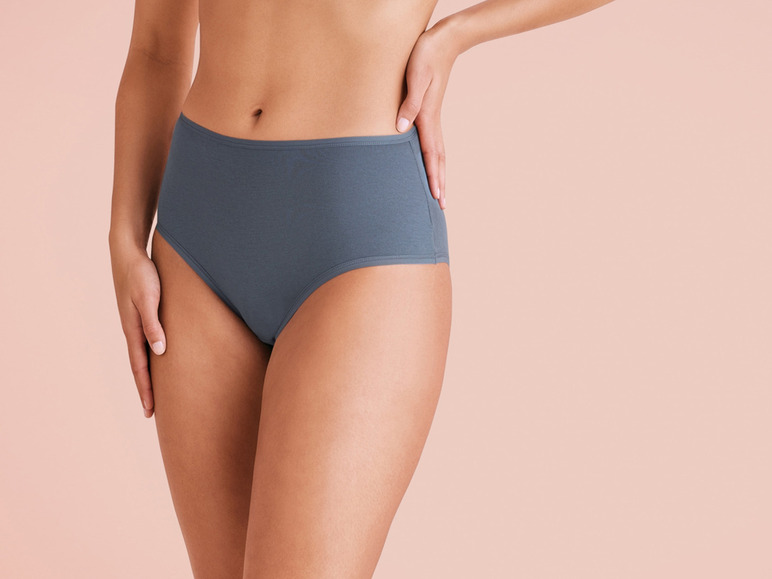 Gehe zu Vollbildansicht: esmara® Damen Slips, 5 Stück, mit hoher Taille - Bild 8