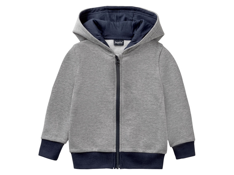 Gehe zu Vollbildansicht: lupilu® Kleinkinder Jungen Sweatjacke, mit Kapuze - Bild 2