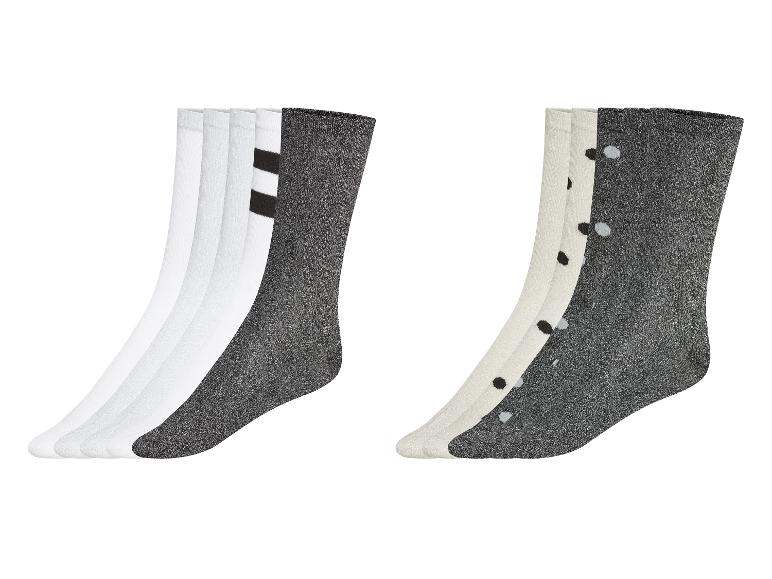 Gehe zu Vollbildansicht: esmara® Damen Socken, 5 Paar, mit Glitzereffekt - Bild 1