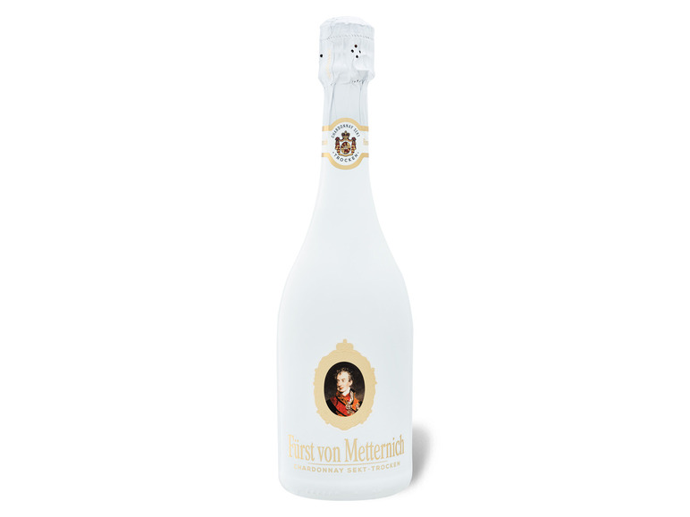 Sekt Schaumwein Fürst von Deutscher Chardonnay trocken, Metternich