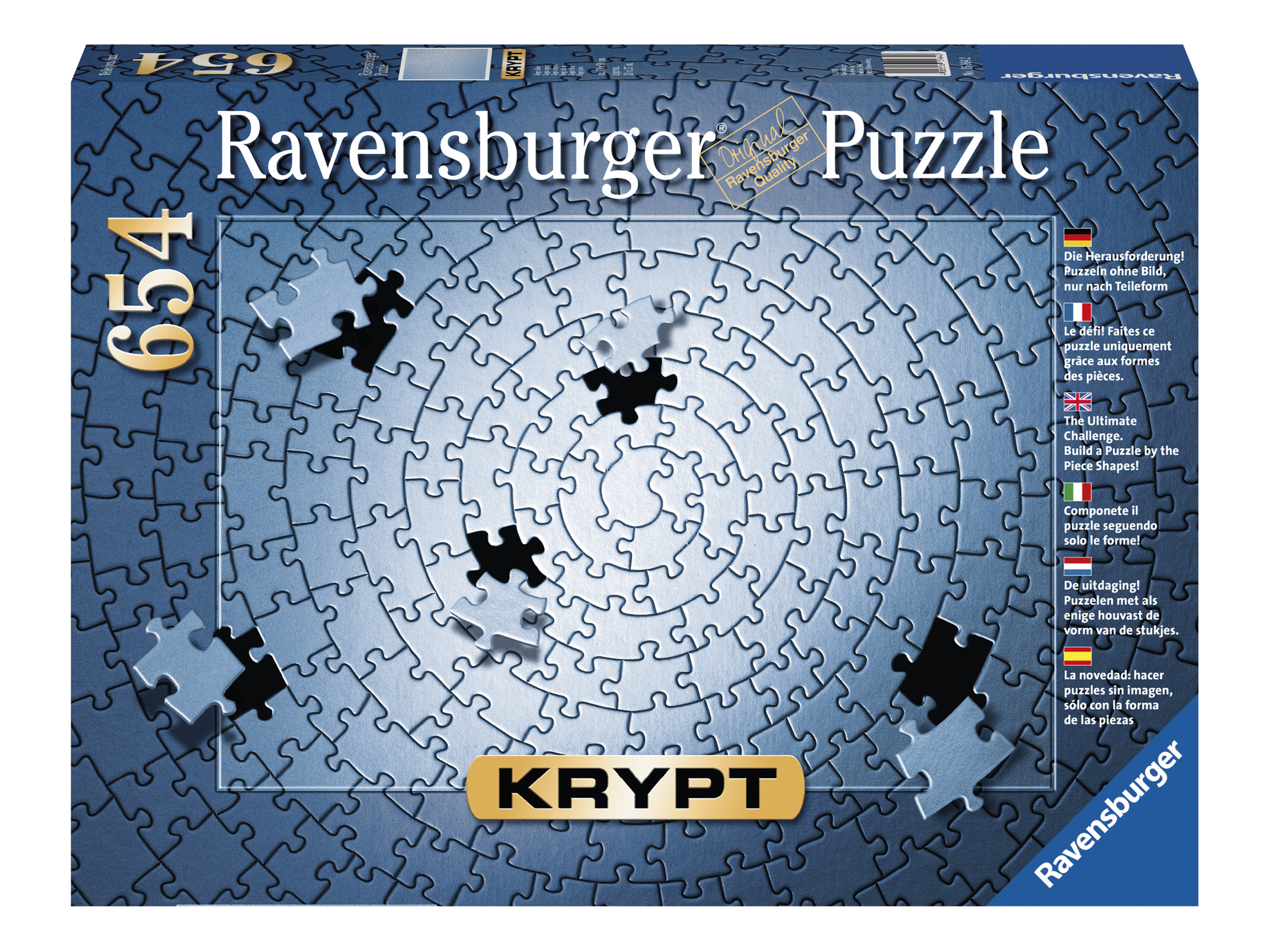 Ravensburger Puzzle 1000 Teile (Krypt silber)