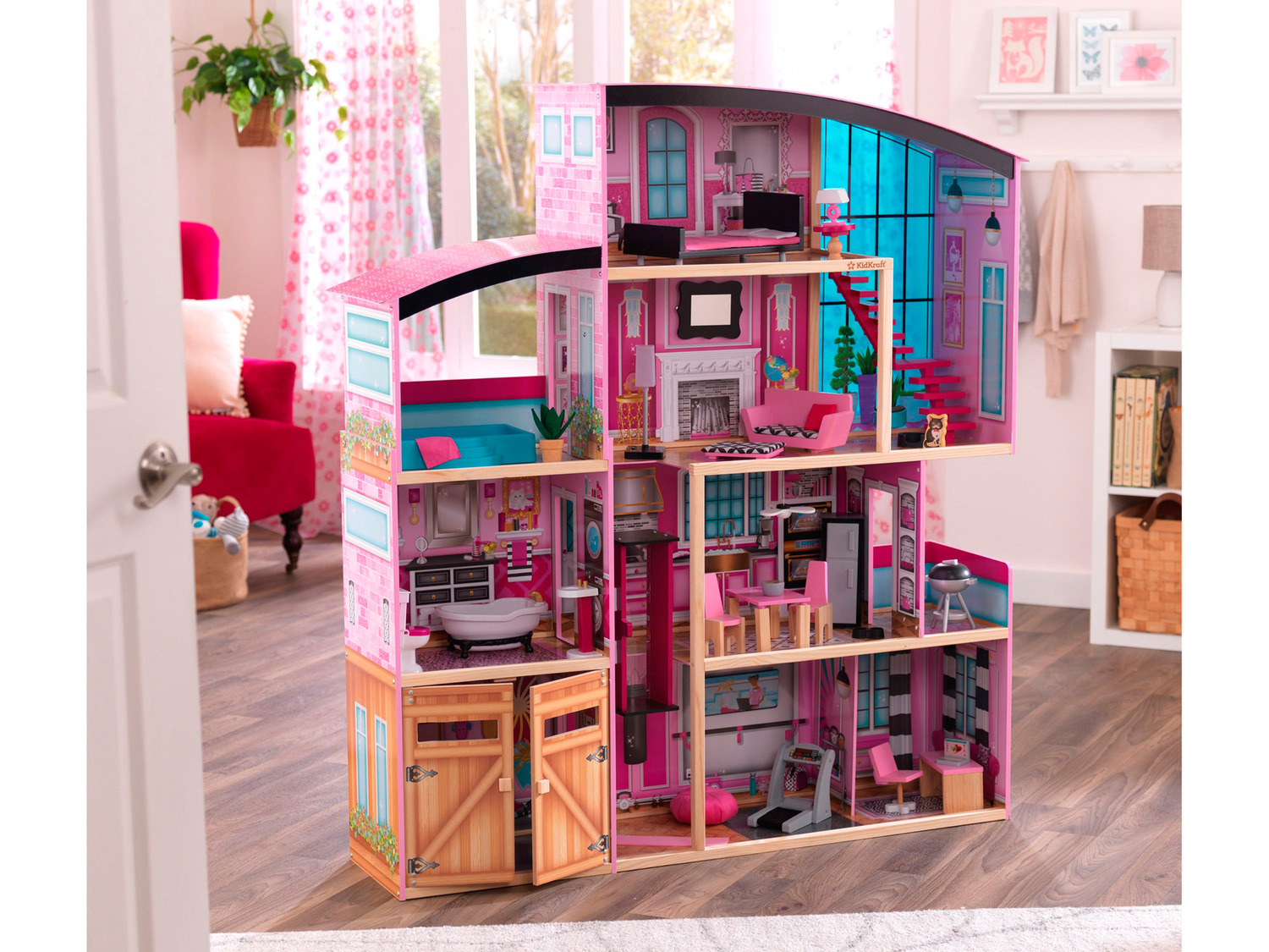 KidKraft Puppenhaus »Shimmer 8 mit Räumen Mansion«
