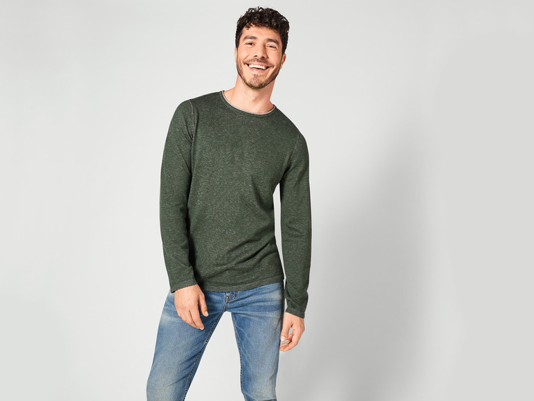 Gehe zu Vollbildansicht: LIVERGY® Herren Feinstrickpullover mit Baumwolle - Bild 6