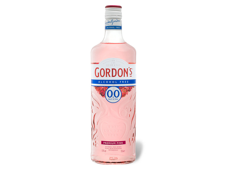 0,0% Alkoholfrei Vol Pink Gordon\'s