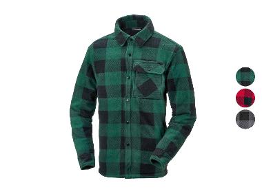 PARKSIDE® Herren Overshirt, Innenseite mit wärmendem Teddyfutter