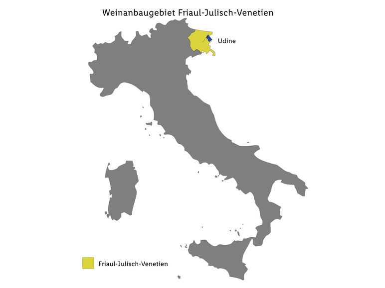 Gehe zu Vollbildansicht: Selone Pinot Grigio Friuli DOC trocken, Weißwein 2023 - Bild 3