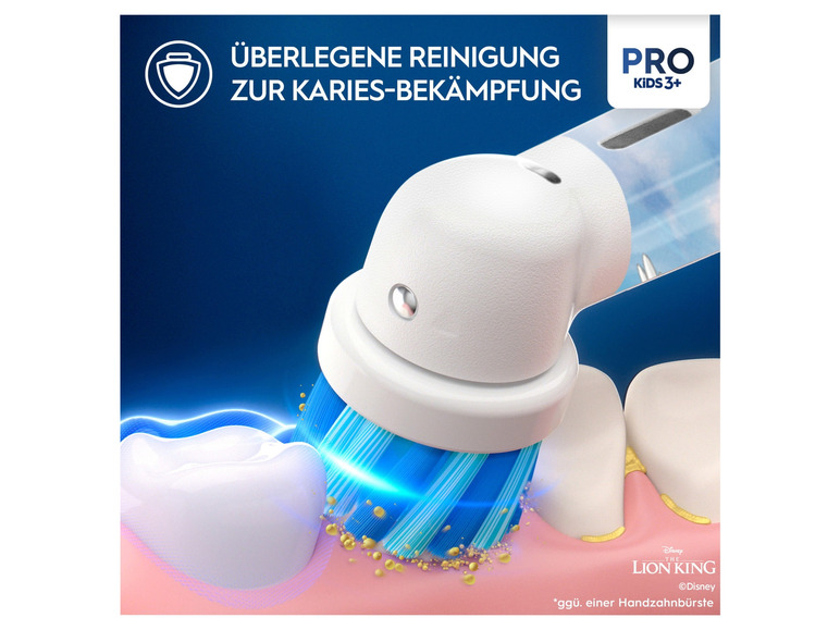 Gehe zu Vollbildansicht: Oral-B Pro Kids König der Löwen Elektrische Zahnbürste - Bild 4