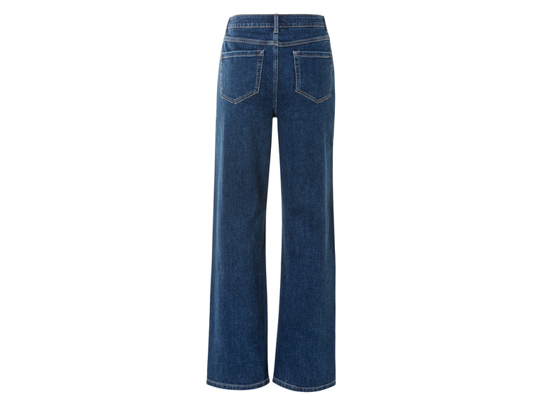 Gehe zu Vollbildansicht: esmara® Damen Jeans, Wide Leg, hohe Leibhöhe - Bild 8