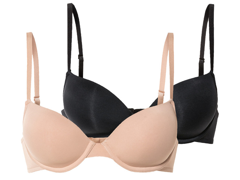 Gehe zu Vollbildansicht: esmara® Damen Bügel-BHs, 2 Stück, gepaddete Cups - Bild 10