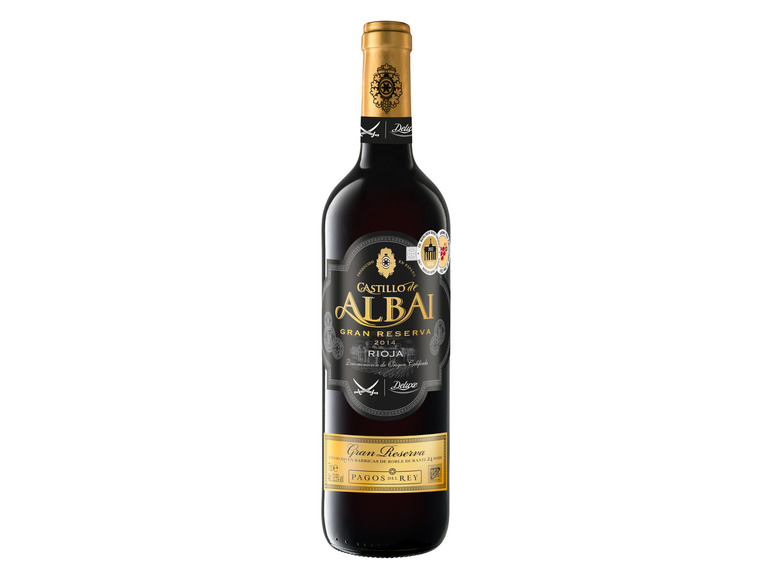 Rotwein DOCa Albai de Rioja Castillo 2014 trocken, Deluxe Gran Reserva Sansibar