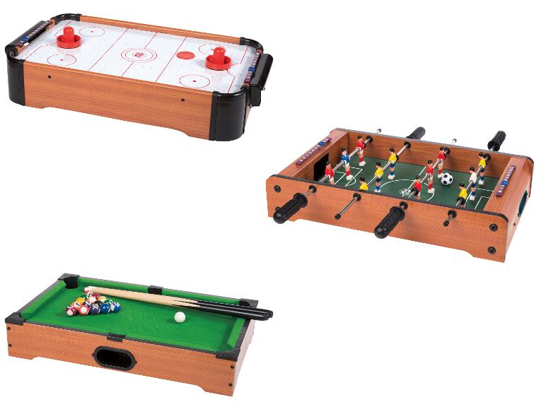 Gehe zu Vollbildansicht: Playtive Mini Tischfußball / Air Hockey / Pool Billard - Bild 1