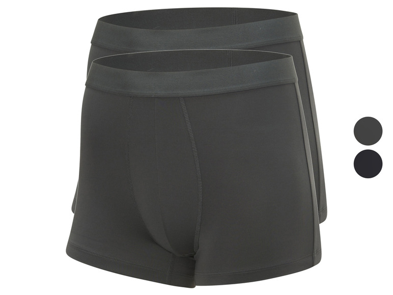 CRIVIT Herren Boxershorts, 2 Stück, mit dynamischer Kühltechnologie