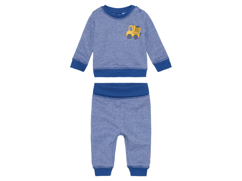 Gehe zu Vollbildansicht: lupilu® Baby Jogginganzug mit elastischen Rippbündchen - Bild 2