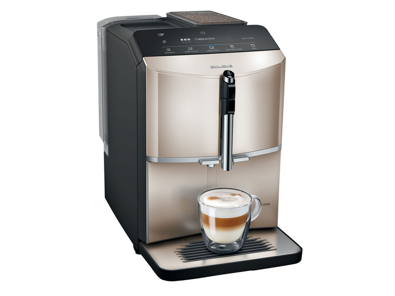 W 1,4 l, 1300 TF303E08«, »EQ300 Kaffeevollautomat Siemens