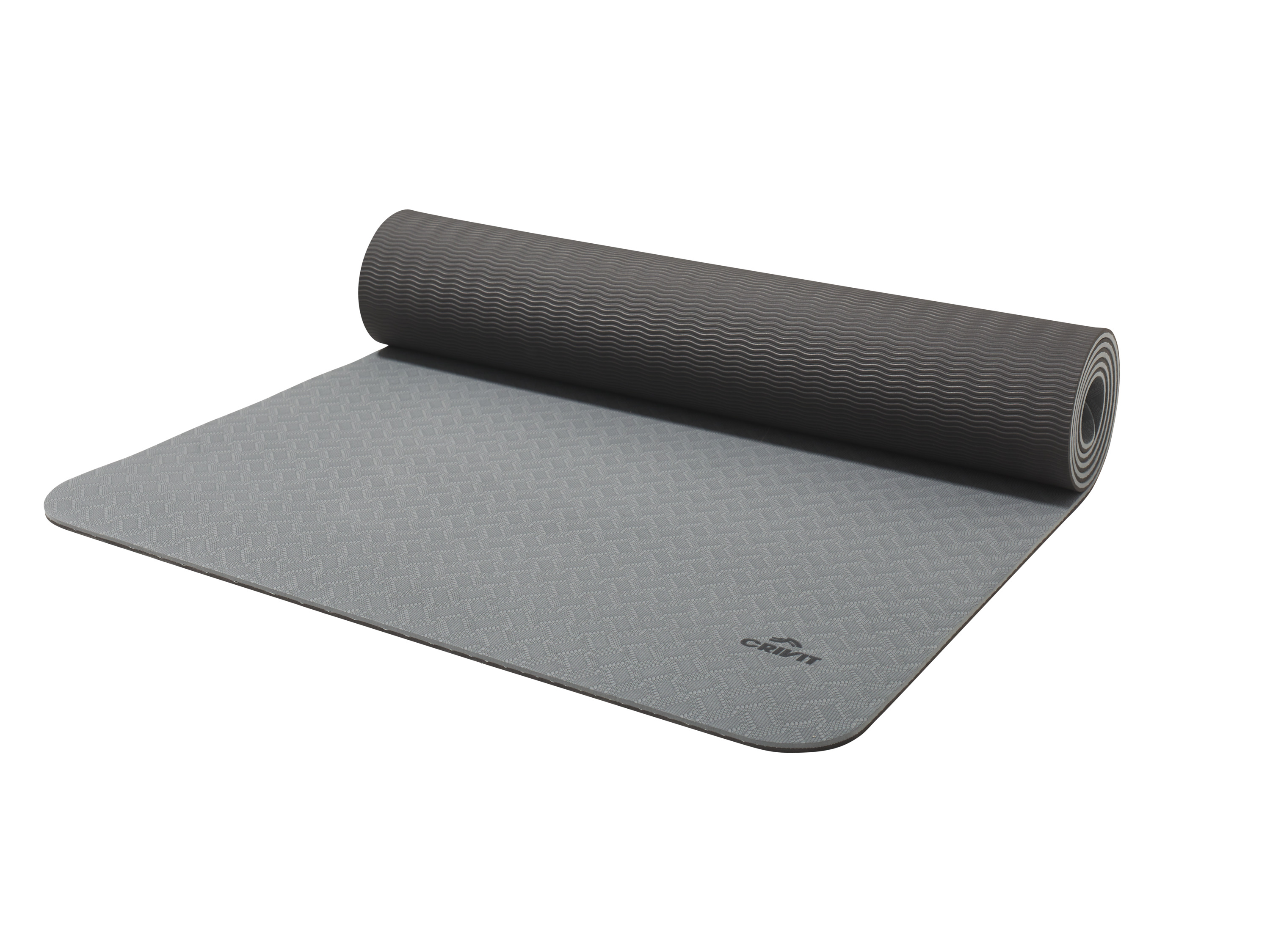 CRIVIT Yogamatte 183 x 61 cm (grau)